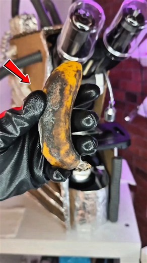 Rotten Banana Under a Microscope 🍌😱