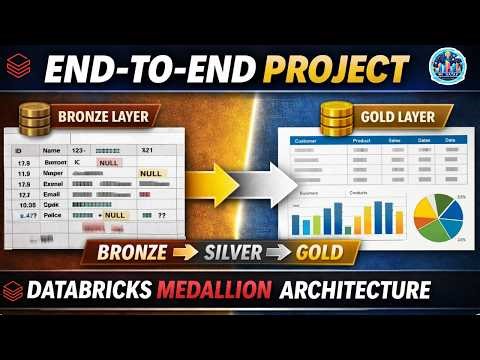 Databricks End-to-End Project 🔥 Bronze to Gold Layer | Medallion Architecture Explained