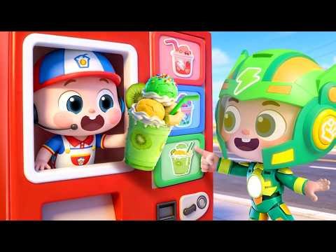 Superhero Milkshake | Superhero Vending Machine | Nursery Rhymes & Kids Songs | BabyBus