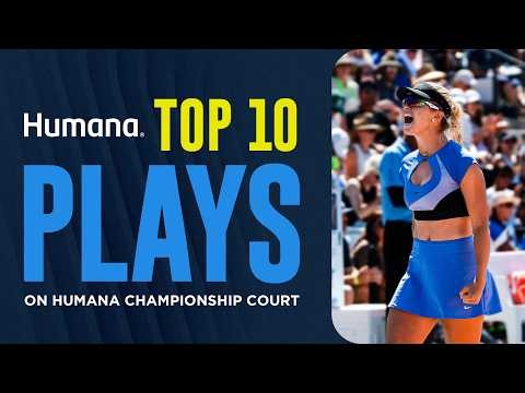 Check out the Humana Championship Court Top 10 Plays from the 2025 - 2026 season!