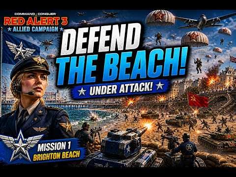 Command & Conquer: Red Alert 3 | Allied Campaign | Mission 1 | Hard Difficulty #redalert3