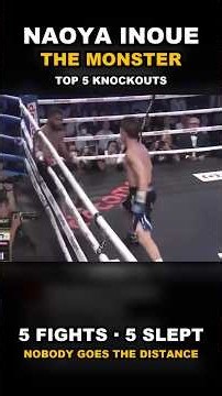 The Monster Never Leaves It To The Judges | Naoya Inoue Top 5 Knockouts