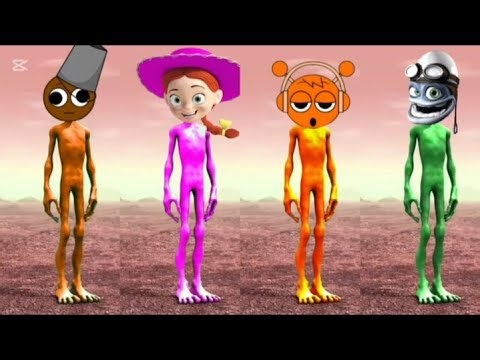 Cute Alien Dance | Viral Animation Loop 2025