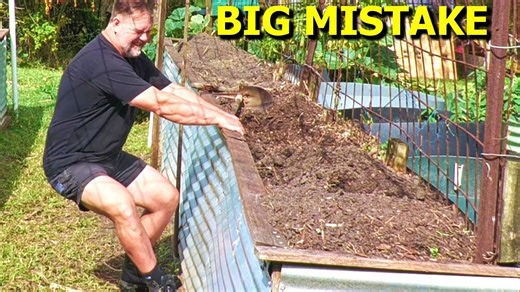 How I saved my leaning raised garden bed! Reinforcing with rot-proof posts