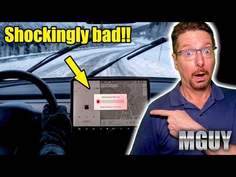 🥶 Electric vehicles are still TERRIBLE in cold weather 🥶 | MGUY Australia