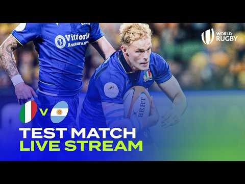 🔴 LIVE | Italy v Argentina | Nations Championship 2026 | International Rugby Test