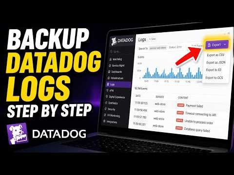 How to backup Datadog logs for AI alerting workflows - Step By Step