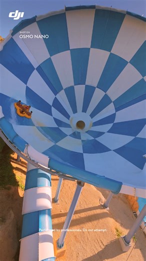 A mini cameraman that follows you into the slide? That's wild🤩 Osmo Nano is small enough to go where no other camera can, right through the funnel with you. Compact in size but delivering clear detail and vivid color, it captures a perspective that simply doesn't exist without it. What could you film with a camera this small?🙌 🚫Performed by professionals. Do not attempt. 🎥: ivan.merino5 #djiosmo #DJIOsmoNano #OsmoNano #pocketcamera #vloggingcamera #povcamera #WaterPark | DJI