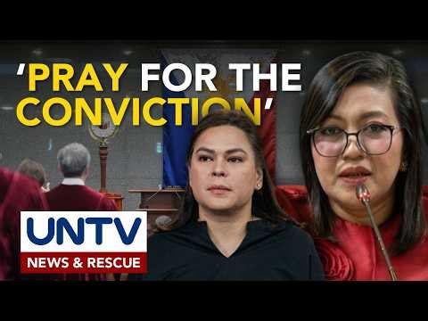 House Lead Prosecutor Gerville Luistro, nanghingi ng panalangin kaugnay ng impeachment vs VP Sara