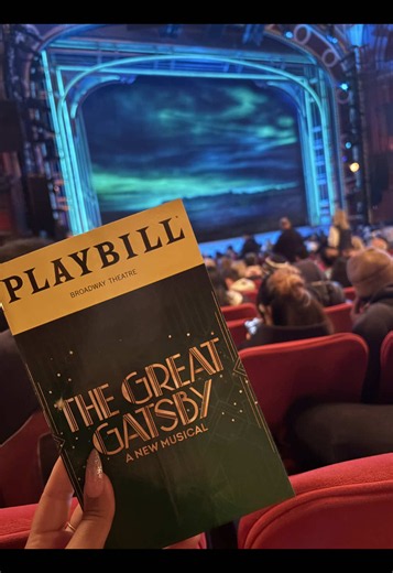 It was so good!!! #thegreatgatsby #broadway #fangirl #musicaltheatre #fandom