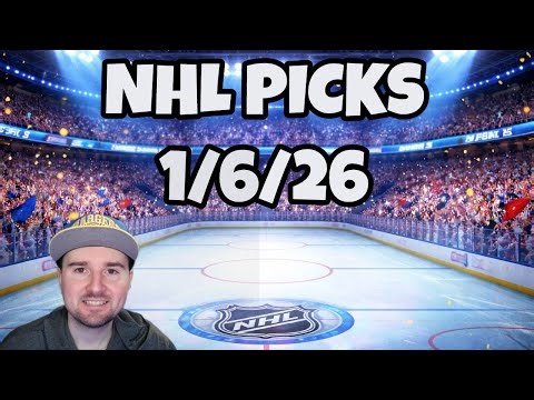 🏒🔥 NHL Picks Today - Best Expert Predictions for 1/6/26 ! 🏒🔥