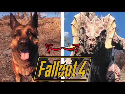 Turning Dogmeat Into A Deathclaw With Fallout 4 Mods!