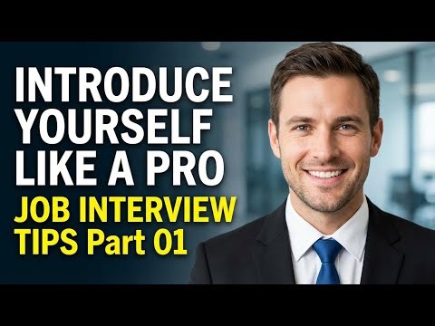 How to Introduce Yourself in a Job Interview (The Best Answer)