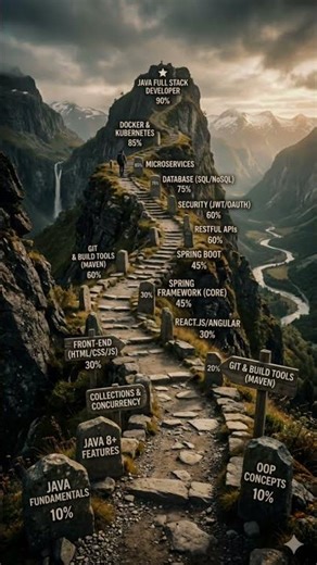 Java Full Stack Roadmap 2026 🚀#java #fullstack #coding #programming #softwareengineer #developer #ai