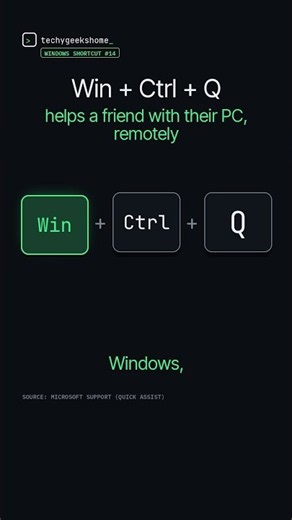 Help Fix a Friend's PC From Your Chair (Quick Assist) | Windows Shortcut #14