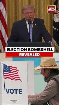 Trump Announces Election Intelligence Release, Claims Voting System Faces Hacking Risks #trump