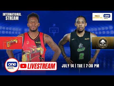 LIVE: SAN MIGUEL vs MACAU | PBA SEASON 50 GOVERNORS' CUP | JULY 14, 2026 | INTERNATIONAL STREAM