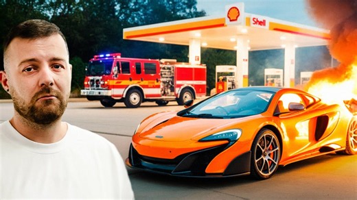 Attempting To Rebuild A Scorched Temu McLaren Supercar In Seven Days