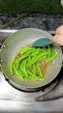 Spicy Stuffed Green Chilies with Yogurt | Easy & Tangy Recipe