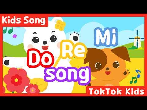 🎵Do Re Mi song🌈 | Nursery Rhymes & Children's Music | TokTok Kids