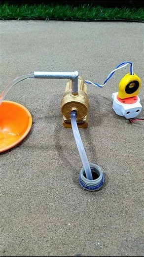 how to make mini motor water pump project mini tractor making # 657