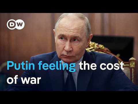 Putin's approval rating drops as Russians grow tired of economic pain from the war | DW News