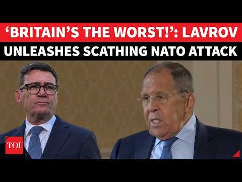 ‘SHAMEFULLY SILENT’: Lavrov ‘WAGES WAR’ On Britain After SHOCK ‘NATO Attack’ Warning | Watch