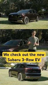 Subaru’s All-New Getaway Three Row SUV Pours On the Electric Power