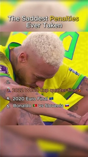 The Most Heartbreaking Penalties in Football History ⚽🏃🏾‍♂️😮‍💨🏆👌📢😎#Football #Soccer #FootballShorts