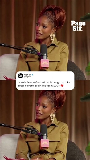 Jamie Foxx admitted he "couldn't make sense" of having a stroke. #shorts