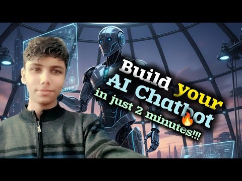 Build your own AI Chatbot just in 2 Minutes | Stevix YT
