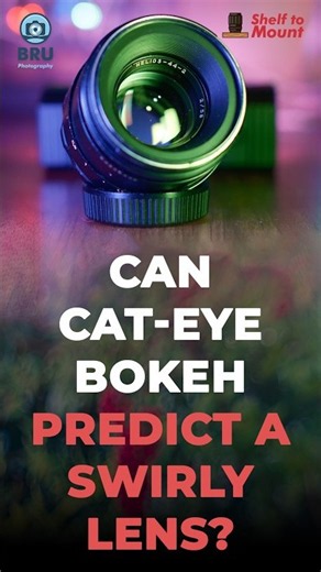 Can Cat-Eye Bokeh Predict a Swirly Lens?