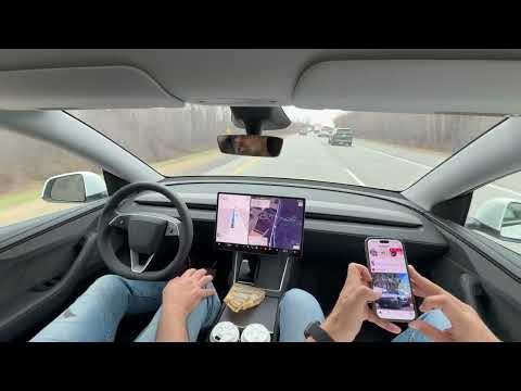Self-Driving Tesla Takes Us from Montreal to Ottawa and Back with No Human Intervention