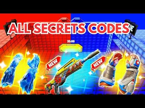 CRAZY RED VS BLUE FORTNITE CREATIVE RVB secret ALL SECRETS CODES, FLYING CODE TUTORIAL
