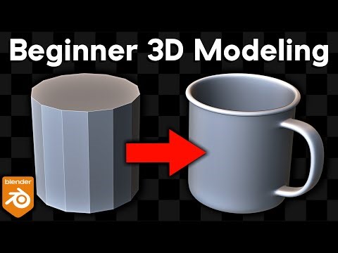 Modeling a Mug for Beginners - Easy Follow Along Tutorial