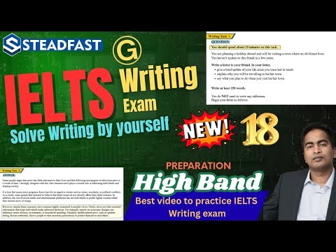 IELTS General Writing test 18 I task 1 & task 2 #writing #speaking #listening #ielts #ieltswriting