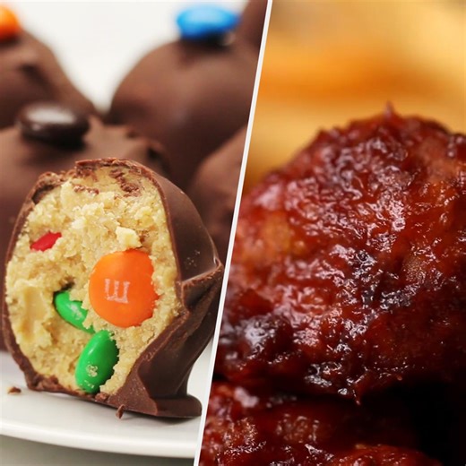 Try cooking these recipes whenever you're bored! See and shop the recipe: https://tasty.co/buy/no-bake-chocolate-peanut-butter-m-m-balls | Tasty
