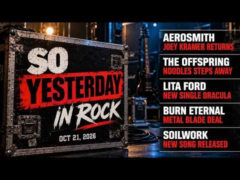 Aerosmith Reunites With Joey Kramer! Noodles Steps Away + Lita Ford's New Music