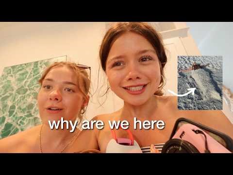 WE BECAME MERMAIDS 🧜‍♀️🌺 (spring break beach vlog)