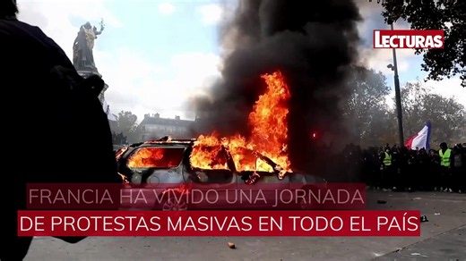 Las protestas masivas en Francia dejan destrozos, saqueos y ataques con gran violencia