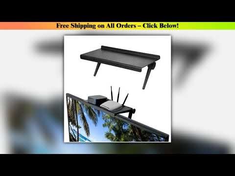 1pc hot selling computer and TV screen top storage rack wireless router, set-top box rack no hole