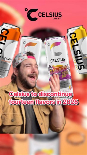 Celsius Discontinuing Fourteen Flavors in 2026