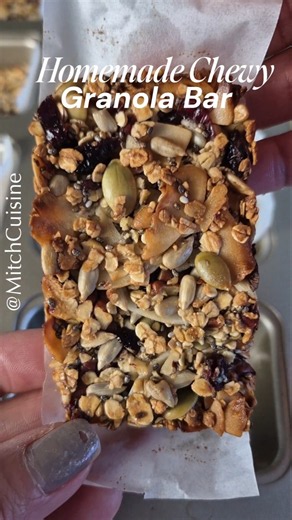CHEWY GRANOLA BAR #granola #oatsbar #oats #easyrecipe