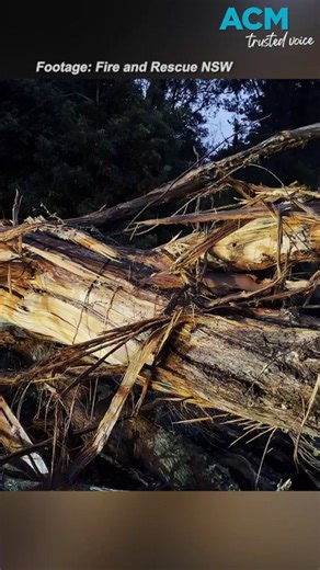 Lightning strike bursts water and gas main in suburban street