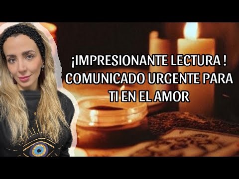 ¡IMPRESIONANTE LECTURA ! COMUNICADO URGENTE PARA TI EN EL AMOR #horoscopo #tarot #tarotreading 