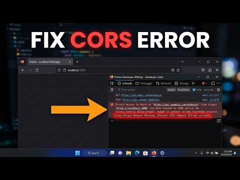 How to Fix “CORS Request Did Not Succeed” in Firefox (Easy Fix 2026)