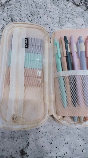 aesthetically pleasing pen case review — cutest refillable pen set