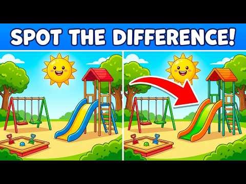 Spot the Difference EASY Mode! Kids Puzzle Challenge 👀