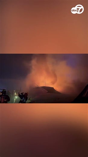 BOAT FULLY ENGULFED IN FLAMES AT SOUTHWEST DC MARINA