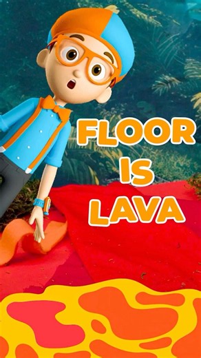 HOT LAVA ESCAPE! 🌋🛻 Can Blippi’s Trucks Save the Dinos? #TheFloorIsLava #ToyPlay #Blippi